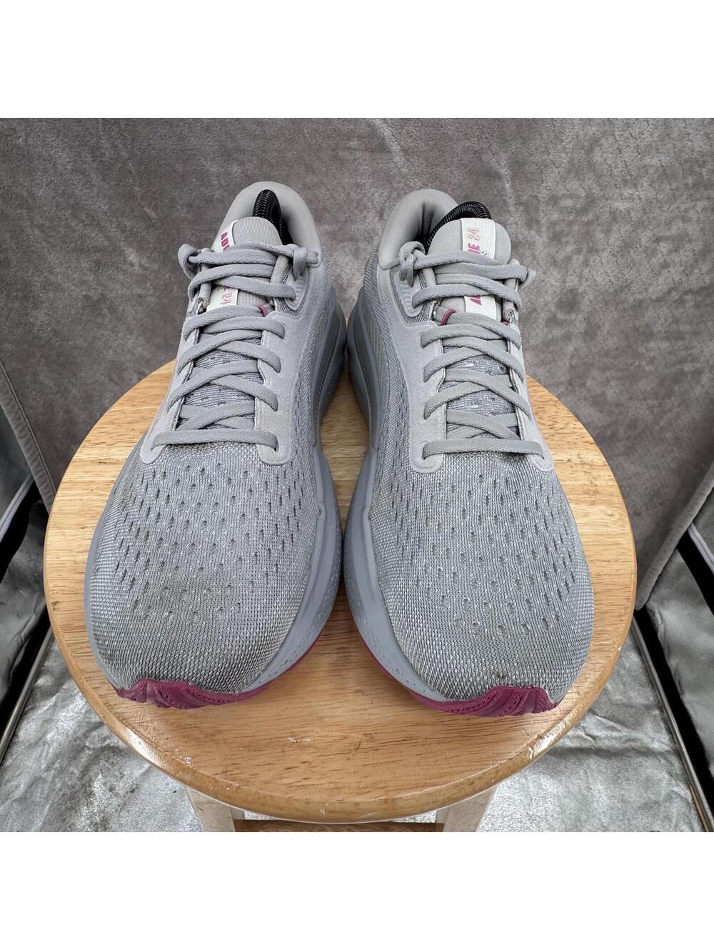 Brooks Adrenaline GTS Shoes Womens 10.5 Gray Running Sneakers Narrow 1204262A019 - Picture 10 of 16